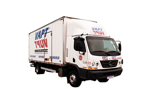 Caminhão Toco da frota Vapt Vupt